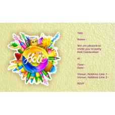 Holi Pack Wish Card